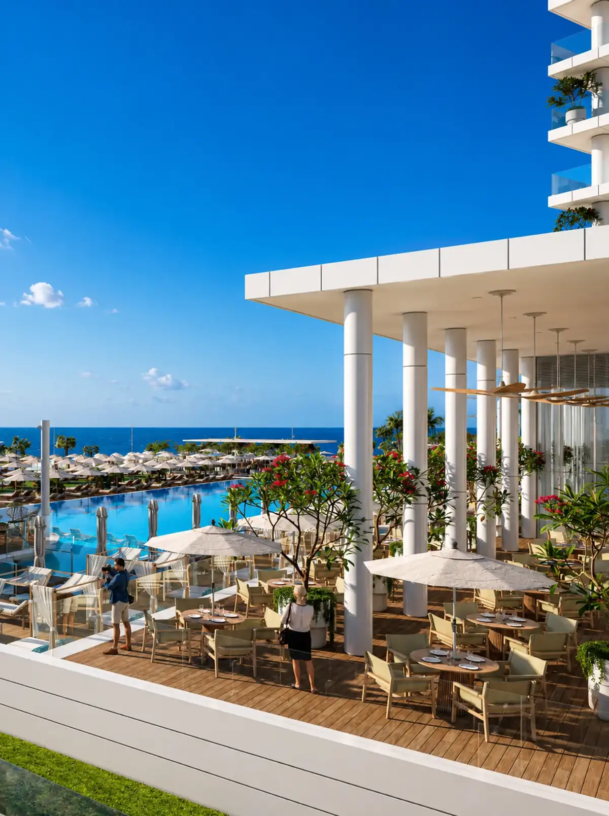 Pool deck