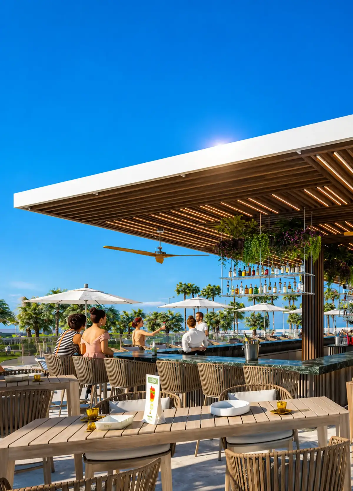 Rooftop bar