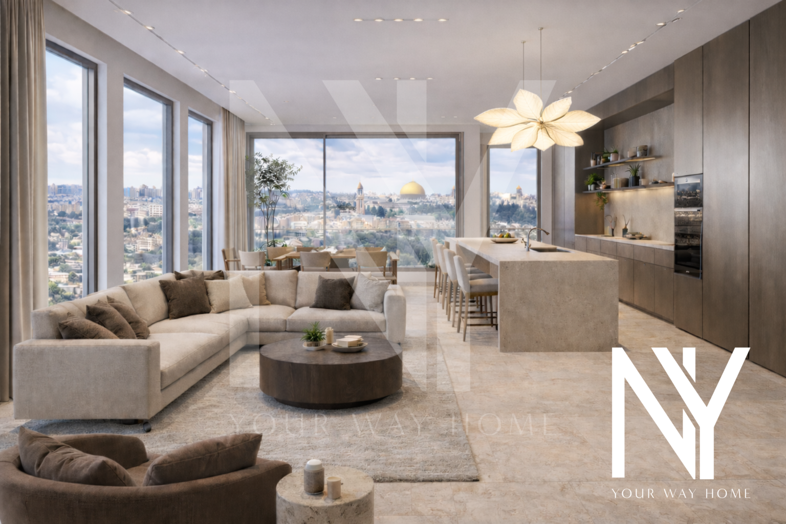 Jerusalem | Mahane Yehuda  | Penthouse | View of the Old City