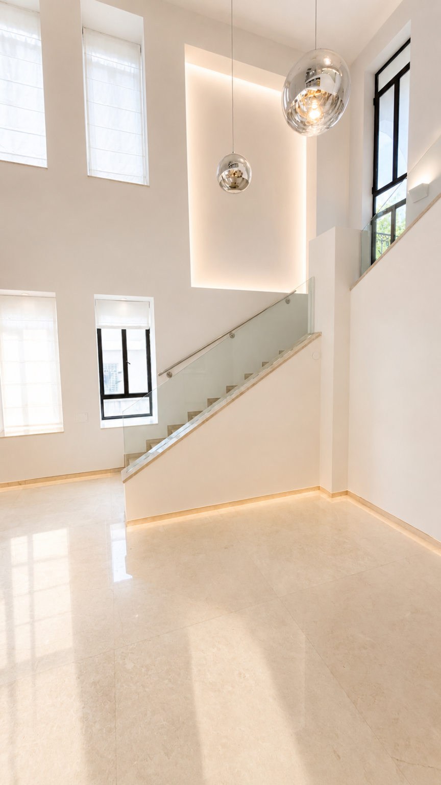 Tuscan villa in Katzin, Raanana - staircase