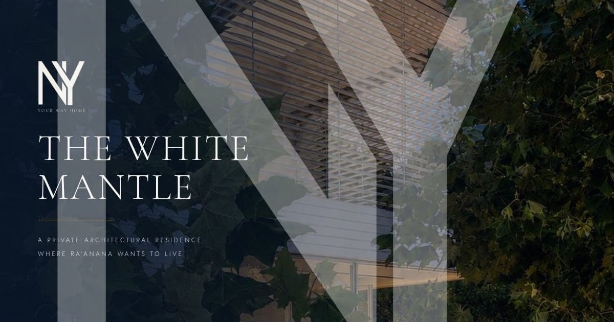 רעננה | קריית גולומב | The White Mantle | וילה אדריכלית פרטית