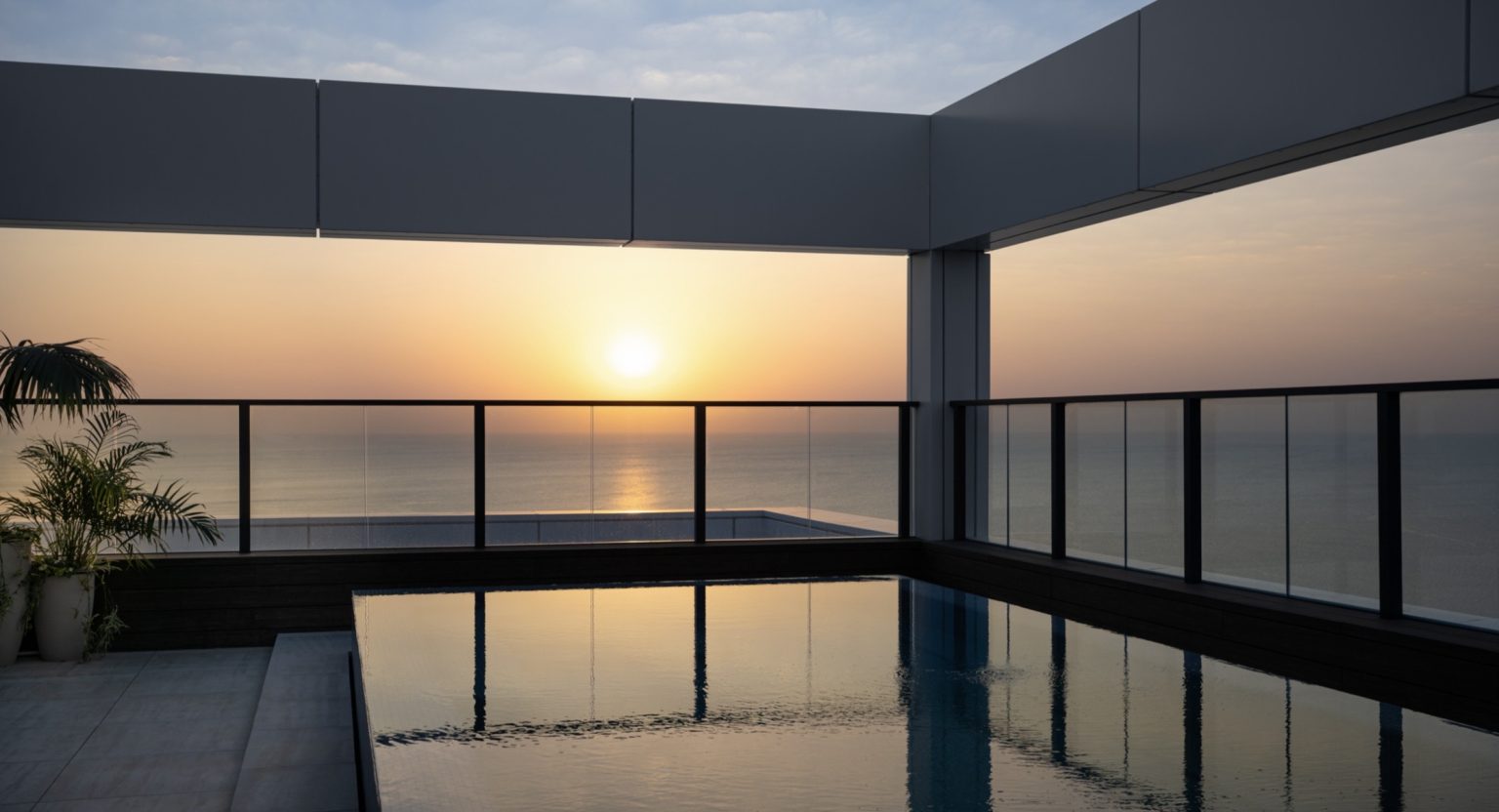 Netanya | North Netanya | Duplex Penthouse | A Seafront Duplex with an Infinity Pool
