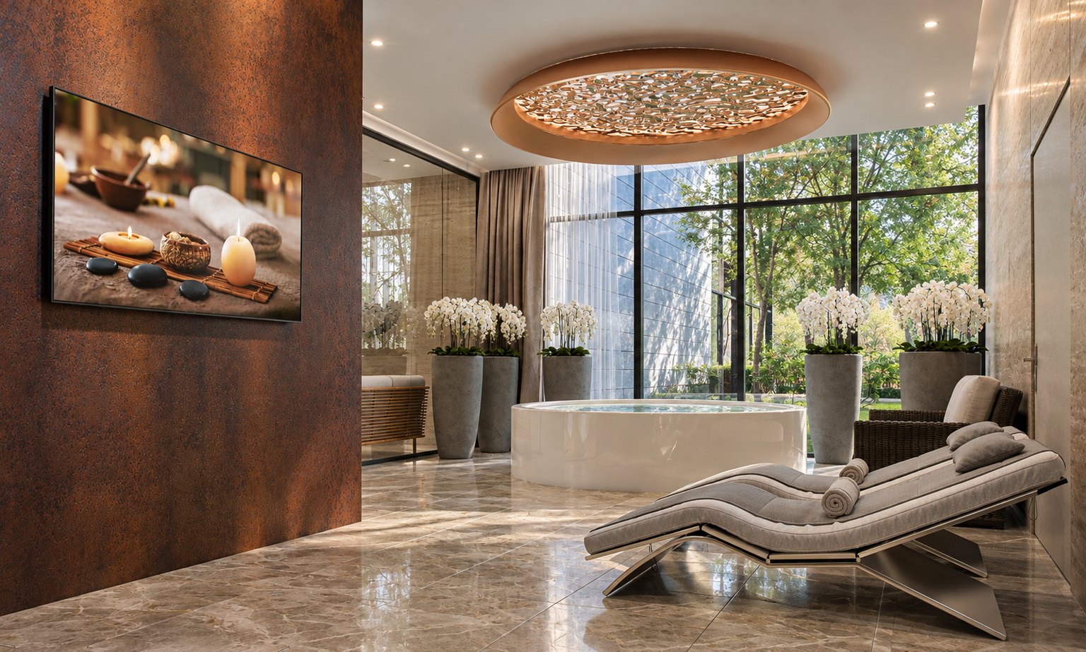 Mini penthouse in Ir Yamim, Netanya - spa relaxation room