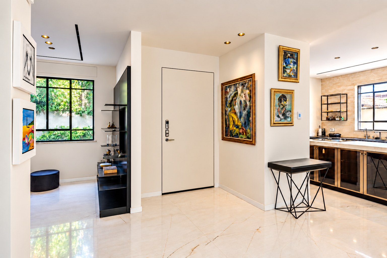 CASA D’ARTE - entrance hall and art
