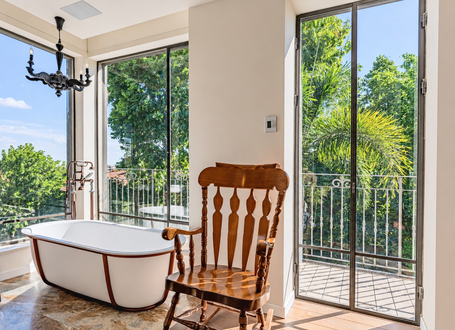 CASA D’ARTE - bathtub with garden view