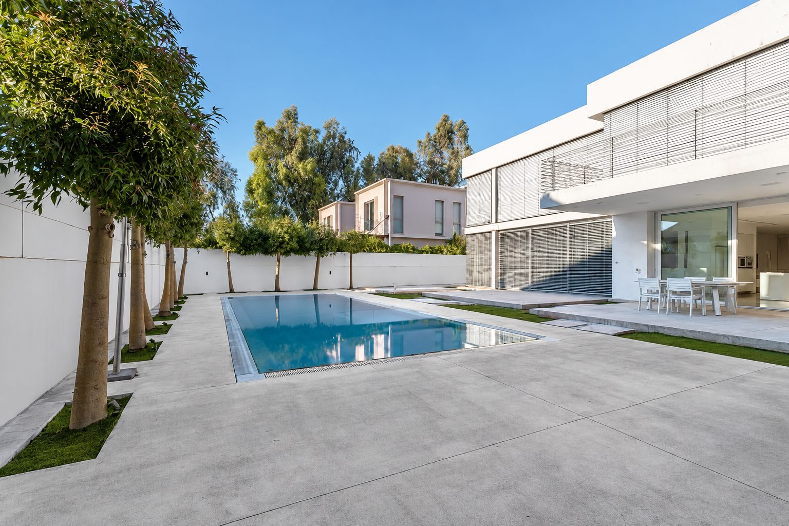 Private house in Rom 2000, West Raanana - pool and terrace