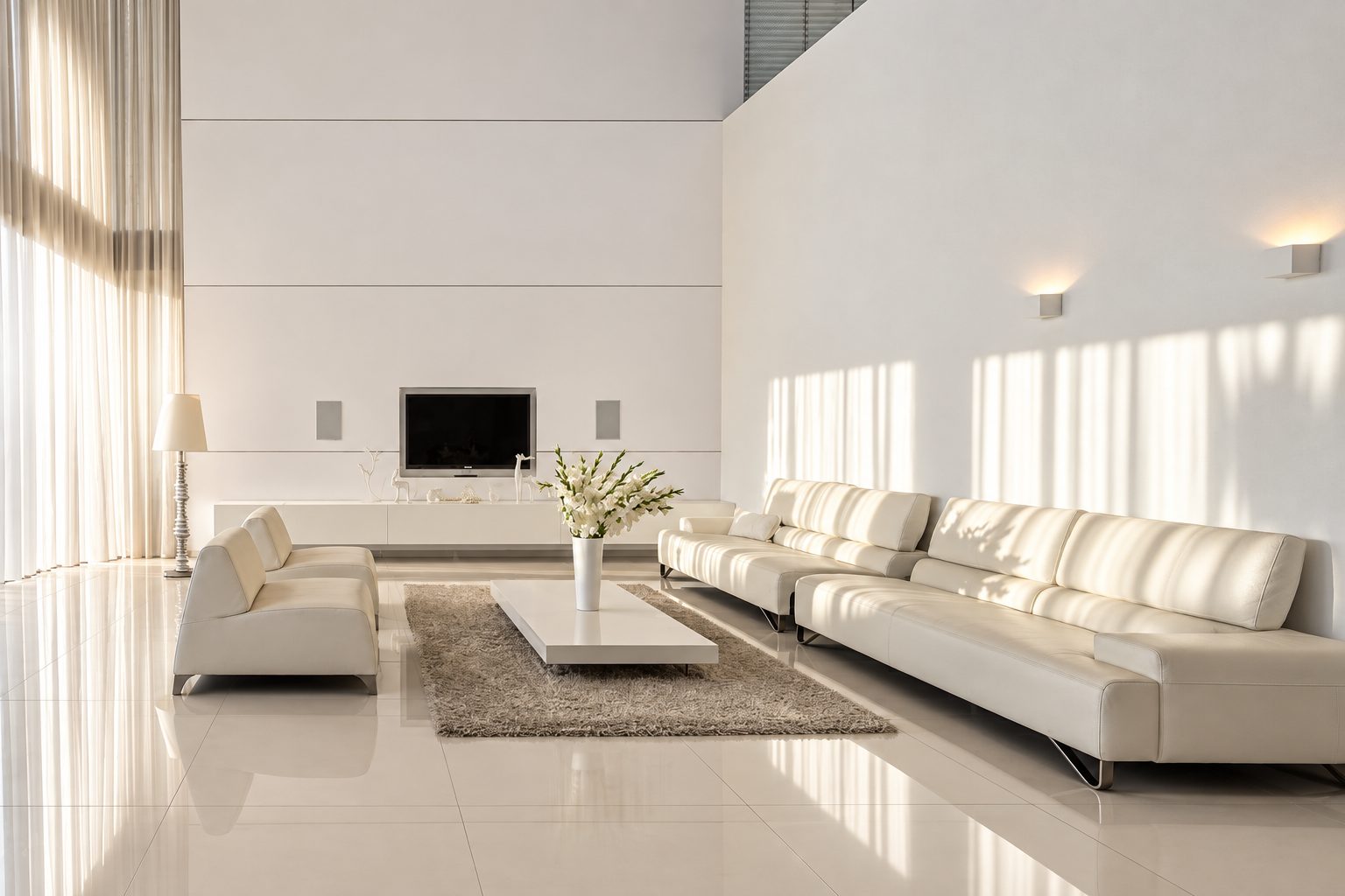 Private house in Rom 2000, West Raanana - double-height living room